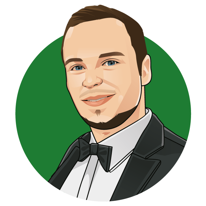 cartoon portrait von Christian Pech